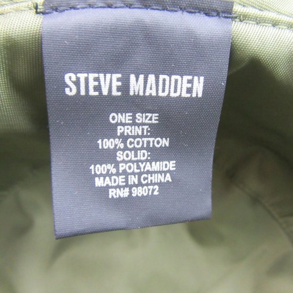 Steve Madden Floral Daisy Print Womens Bucket Hat Reversible One Size Fit NEW - Picture 8 of 8